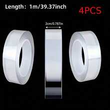 Nano Double-Sided Tape Transparent Strong Adhesive Strip Washable Reusable Removable Tape Suitable For Home, Office, Car Storage And DIY Decoration - One Size Fits All - View 6