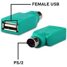 Adaptador Cable Para Teclado O Mouse Ps/2 A Usb Color Verde - B - Ver 8