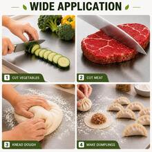 Large Pure Titanium Cutting Board With Lip, 2026 New Titanium Cutting Boards For Kitchen, Metal Meat Chopping Board Mat Set For Stainless Steel & Food Prep - View 8
