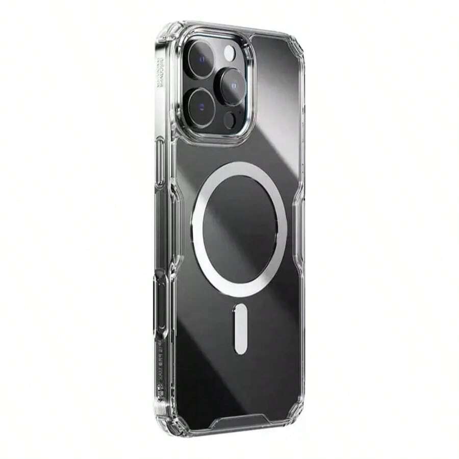 xaa mobile Funda Para Iphone 16 Pro Max Nillkin Nature Tpu Magnetic + Mica - Blanco - Ver 1