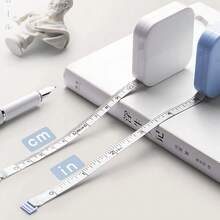 1pc Candy Color Retractable Tape Measure, 79inch/2m Double-Sided Flexible Ruler, Suitable For Body Measurement, Handicrafts, Fabric Sewing, Tailoring, Weight Loss Waist Measurement - 2 Meters - View 6