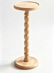 1pc Round Side Table, Sofa Side Table, Coffee Table, Storage Rack, Indoor Plant Stand, Classic Small Living Room Side Table, Wooden Corner Side Table, Suitable For Living Room Or Bedroom, Modern Furniture, Fashionable And Minimalist - Multicolor - View 11