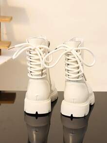 Children's Boots, New Style Single Lining Anti-Slip Casual High Boots - Beige - View 3