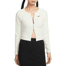 Nike/Authentic New Women's Knitted Zip-Up Cropped Slim Fit Sweater HV8459-133 - HV8459-133 - View 7