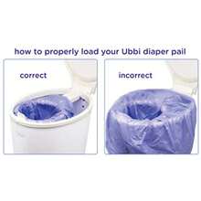 Diaper Pail Plastic Bags, 13-Gallon Capacity, Single Pack, Disposable Baby Waste Bags, Made From 50%  Material, Each Bag Holds Up To 50 - Violet - View 4