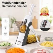 Vegetable Slicer, Shredder, Dicer, Stainless Steel Slicer, Practical Kitchen Tool. - View 1