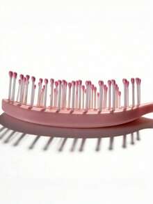 Mini Portable Wet & Dry Massage Comb With Hanging Rope Design, Anti-Tangle Detangling Hair Brush, Scalp Massage Care Comb, Lightweight And Easy To Carry, Suitable For Travel, Commute, School, Office, Gym And Outdoor Activities - Multicolor - View 5