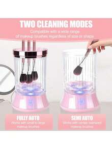 Makeup Brush Cleaner, 2-In-1 Electric Makeup Brush Cleaner & Dryer, Waterproof Design, With Storage Rack, Suitable For All Types Of Makeup Brush Sets, Eyeshadow Brushes And Blush Brushes - Perfect Christmas Gift For Women - Multicolor - View 7