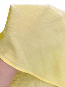 Women's Summer Solid Color Strapless Tube Top + Shorts Set, Casual Sets For Women Elegant - Pale Yellow - View 9