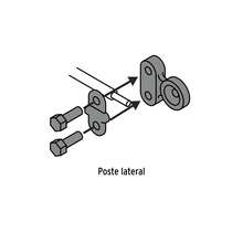 KIT 2 PC-Blister 2 Battery Terminals, Lead, Side Post, Pretul - B - View 2