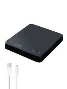 可充電咖啡秤內建計時器，3kg高精度迷你秤，適用於手沖咖啡、義式濃縮與咖啡師沖煮，居家與咖啡店理想之選，廚房咖啡麵粉電子秤 - 彩色 - 查看 12