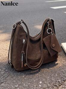 A Fashionable Women's Crossbody Bag With A Modern And Multifunctional Design, Suitable For Casual Wear, Classic Appearance For Daily Use, Released In 2026. - Coffee - View 2
