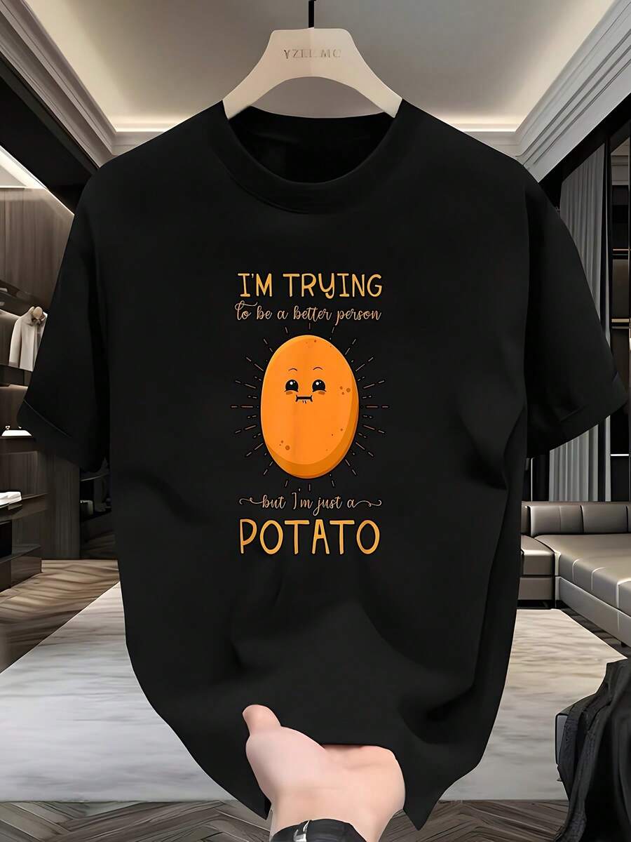 Men T-Shirts - Black - View 1