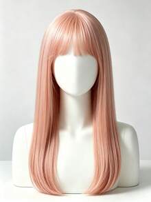 Straight Bangs Hairpiece For Women, Natural Imitation Real Hair Topper, Volumizing And Height-Increasing Seamless Hair Extension Tool - Multicolor - View 15