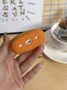 Cute 3D Hamburger Silicone Earphone Protective Case With Mini Hamburger Pendant, Cartoon Food Design Shockproof Protective Cover, Suitable Compatible With Airpods 4, Pro/Pro 2/Pro 3, Soft Anti-Drop Earbud Shell With Keychain - Multicolor - View 6