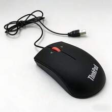 Lenovo USB Wired Computer Mouse, Plug And Play Wired Mouse, Suitable For Desktop Computers, Laptops, Stable Wired Connection Without Charging, Durable And Sturdy, Suitable For Daily Office, Learning And Work, Universal Office Peripheral - View 1