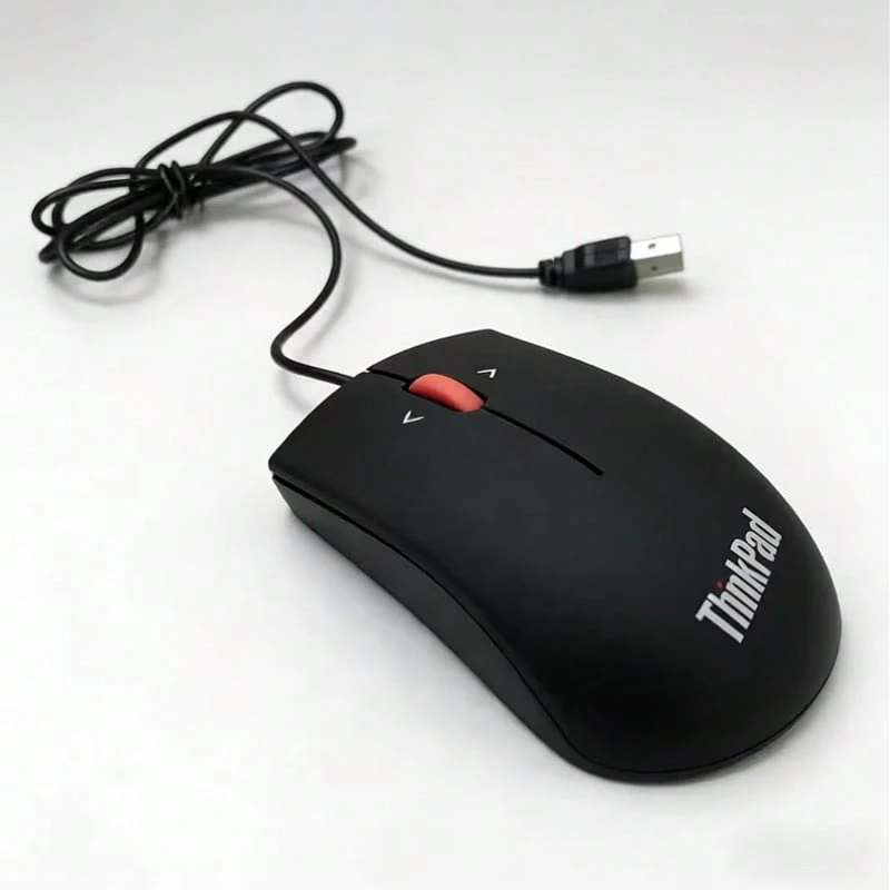 Lenovo USB Wired Computer Mouse, Plug And Play Wired Mouse, Suitable For Desktop Computers, Laptops, Stable Wired Connection Without Charging, Durable And Sturdy, Suitable For Daily Office, Learning And Work, Universal Office Peripheral - View 1