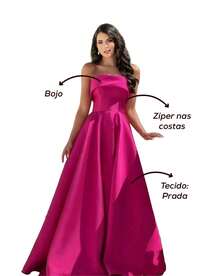 Long Strapless Dress Graduation Party Wedding Night - Redwood - View 4