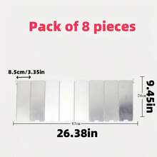 A Foldable Windshield, Suitable For Camping And Hiking Outdoor Activities - Sturdy Metal Barrier, Adjustable Angle, Perfect For Stove Setup, As A Windproof Barrier For Outdoor Cooking, Compatible With Campfires, Grills And Cooking Equipment - Multicolor - View 4
