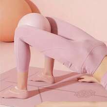 9 Inch Mini Pilates Ball Anti-Burst Thickened Yoga Ball, Home Core Training Balance Stretching Fitness Ball, Suitable For Ballet Body Shaping, Pelvic Floor Muscle Recovery, Postpartum Recovery, Gym Personal Training Shaping Small Fitness Equipment - Multicolor - View 4