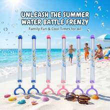 1pc/3pcs 38cm Summer Fireworks Water Gun Toy, Swimming Pool Toy, Beach Toy, Garden Toy, Water Toy, Outdoor Water Toy, Summer Pool Toy, Beach Party Game Prop, Swimming Pool Water Fight, Photo Prop, Birthday Gift, Water Sprayer - Multicolor - View 5