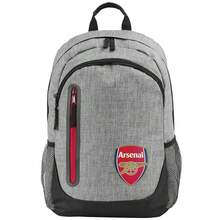 Arsenal FC Backpack - Grey/Red Marl - View 1