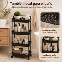 Multipurpose Carts & Push Cabinets - Black - View 8
