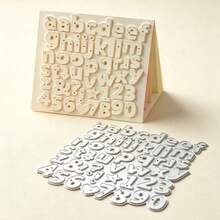 English Letter Cutting Die, Letter Embossing Template For Card Making, Card Scrapbooking Paper Craft Photo Album Stamp DIY Decoration - XM005-1 - View 2