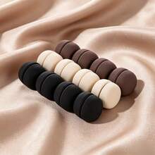2/8/12pcs Magnetic Headscarf Pins, Classic Round Glossy And Matte Scarf Clips, Multi-Functional Magnetic Clothing Fasteners, Pin-Free Scarf Clips, Suitable For Women's Dresses, Shawls, Scarves And Other Accessories - Multicolor - View 5