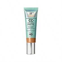 IT Cosmetics CC+ Cream 自然啞光全遮瑕底妝 SPF 40 #Rich Honey 32ml/1.08 Oz | 全遮瑕長效啞光底妝 | SPF 40 防護有害紫外線 - 濃鬱的蜂蜜 - 查看 5