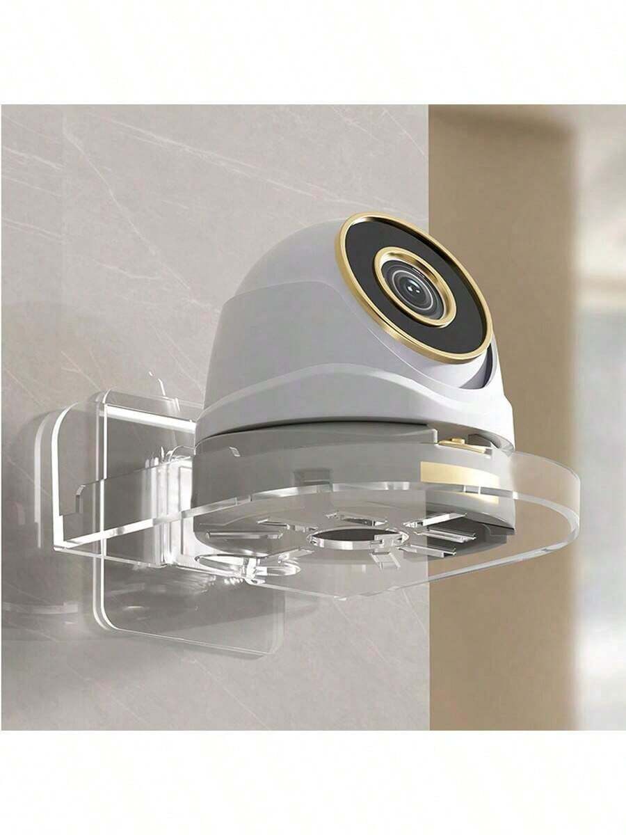 1pc Wall Mount Camera Bracket, Surveillance Tray, Multi-Function Home Wall Shelf - Multicolor - View 1