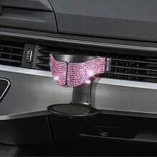 1pc Car Cup Holder, Rhinestone Crystal Car Air Vent Cup Holder, Beverage Cup Holder, Air Vent Ashtray Holder, Storage Rack - Rhinestone Cup Holder - View 18