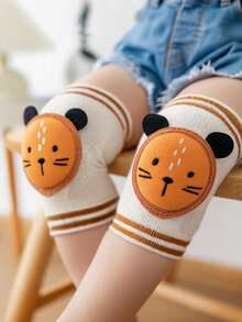 2pcs Baby Cartoon Knee Pads, Anti-Slip Knee Pads For Baby Crawling And Walking, Cartoon 3D Animal Cushioning Anti-Fall Knee Pads, Breathable Mesh High Elasticity Non-Constricting, Multiple Styles Available, Essential For Baby Crawling And Walking! - Baby Cartoon Knee Pads - View 13