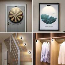 3/1pc Wireless Metal Wall Lamp LED Picture Light Battery Powered Wireless Painting Light Wall Art Light Night Light Atmosphere Light Lighting Fixture Magnetic Wireless Wall Lamp Wireless Spotlight Display Light Remote Control Dimmable - Art Lights - View 6