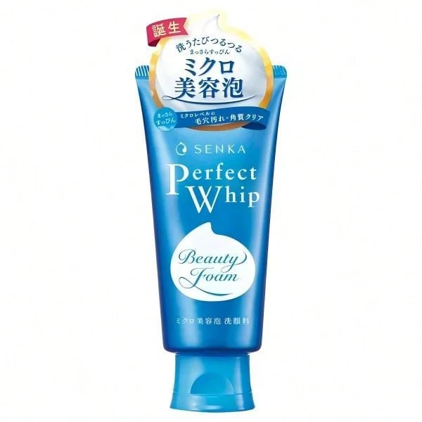 Senka 資生堂 Perfect Whip 泡沫洗面乳 120g/4.2oz | 日系泡沫洗面乳 深層清潔 | 溫和保濕洗面乳 適合所有膚質 - Perfect Whip - 120g - 查看 1