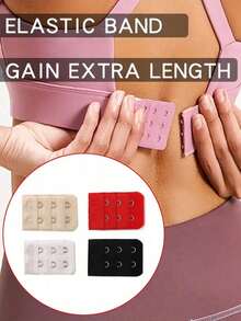 Bra Extender, 2 Hooks 3 Rows, Extended Type, Underwear Accessories, Elastic, Adjustable, Underwear Extender, Bra Extender, Bra Back Closure - Multicolor - View 8