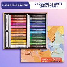 48 Colors Soft Oil Pastels Set, Macaron Crayons With Paper & Scraper, DIY Art Supplies For Kids, Drawing & Coloring, First Day Of School - Multicolor - View 14