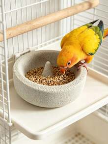 Pet Supplies Bird Food Bowl Parrot Chewing & Grinding Practice Anti-Tip Pet Bird Food Bowl Suitable For Sun Conure, Tiger Conure - Multicolor - View 4