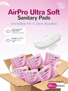 10pcs/Pack 245mm Ultra Thin Soft Women Menstrual Pads - White - View 16