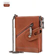 Men Wallet & Check Holder - Coffee Brown - View 10