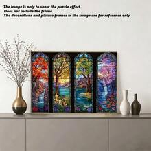 500pcs/1000pcs Adult Large Puzzle Gift, Family Interactive, Puzzle DIY Home Decor, Premium Family Fun Puzzle Designed For Birthday, Valentine's Day, Mother's Day, Thanksgiving, Easter, Halloween, Christmas, Gift Giving, Highly Favored By Puzzle Enthusiasts - Multicolor - View 6