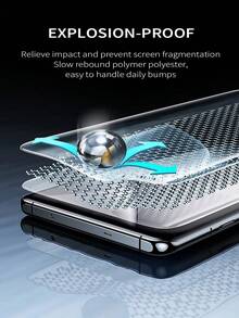 5Pcs HD Hydrogel Soft Film Full Coverage Screen Protector Compatible With Motorola Edge 30/40/50/60 Pro Fusion/ 6/7/8/9/10 Scratch Automatic Repair High Definition Glossy Surface, Automatic Adsorption, Easy To Install Explosion Proof And Scratch Resistant Support For Fingerprint Unlocking (NOT GLASS) - Clear - View 11
