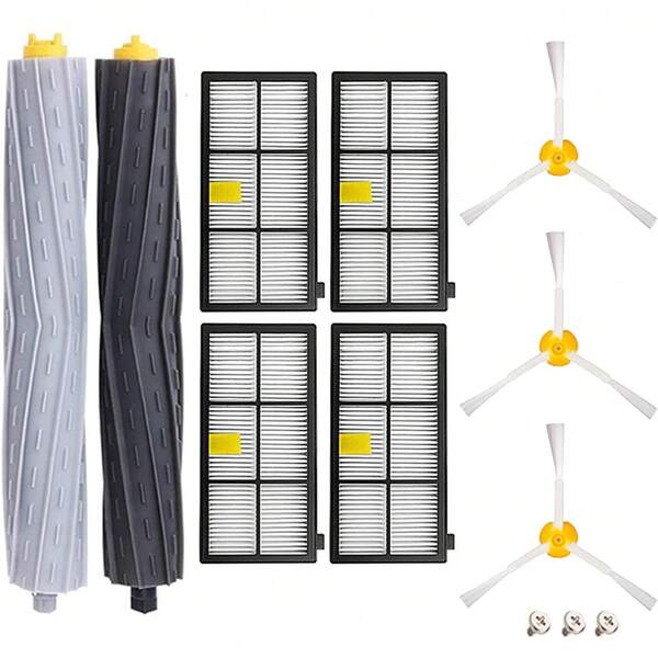 9pcs IRobot Roomba 800 900 860 866 870 871 880 886 960 966 971 976 980 981 Series Vacuum Cleaner Replacement Brush Accessories Spare Parts Filter Set