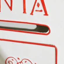 A5 Letter Postbox - White/Red On-Site - 1 - View 8