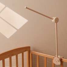 Solid Wood Baby Crib Hanging Adjustable Bracket, Newborn Bed Head Hanging Toy Support Rack, Universal Wooden Hanging Rod Accessory For Baby Bed Rails, Can Be Installed On Baby Crib Railings - Multicolor - View 12