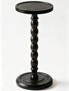 1pc Round Side Table, Sofa Side Table, Coffee Table, Storage Rack, Indoor Plant Stand, Classic Small Living Room Side Table, Wooden Corner Side Table, Suitable For Living Room Or Bedroom, Modern Furniture, Fashionable And Minimalist - Multicolor - View 10