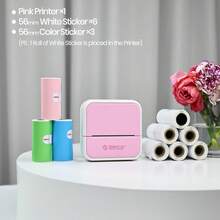 ORICO Portable Thermal Pocket Printer, 2 Inch Mini Sticker Printer, Study Notes Photo Printer, Can Be Used For Sticker Label Printing, Suitable For Diary/Journal/Travel/Notes/List/Memo And Other Uses, An Essential Little Helper For Life - Multicolor - View 24