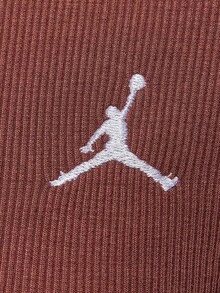 Nike Authentic JORDAN Women's Fitted Slit Stand Collar Knit Dress HF9478-231 - HF9478-231 - View 4