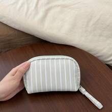 New Fashion Striped Makeup Bag, Portable Travel Cosmetic Storage Bag, Multi-Functional Toiletry Bag - Makeup Bag - View 12