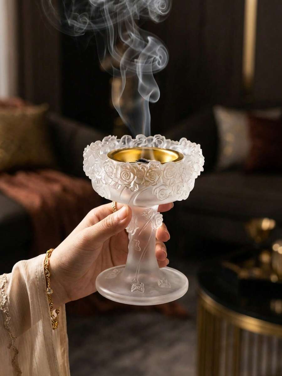 1个时尚创意树脂香炉,复古香薰扩散器,适用于卧室、客厅,檀香和沉香装饰,生日、毕业礼物 - 彩色 - 查看 1
